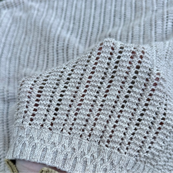 Fat Face Anna Tan Open Stitch Cardigan NWOT - Picture 5 of 5